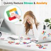 36PCS Textured Anxiety Sensory Stickers, Tactile Mood Calming Strips for