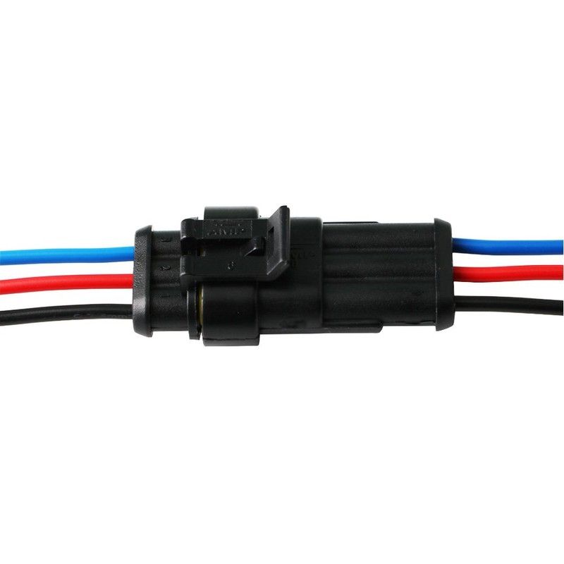 GTIWUNG 5 Kit 3 Pin Way Waterproof Electrical Connector Wire,
