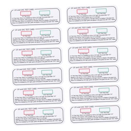 Hohopeti 12 Pack -uva Test Strips Indoor Light Identifiers Uv Cards Easy-to-use Uv Effect Indicator Cards