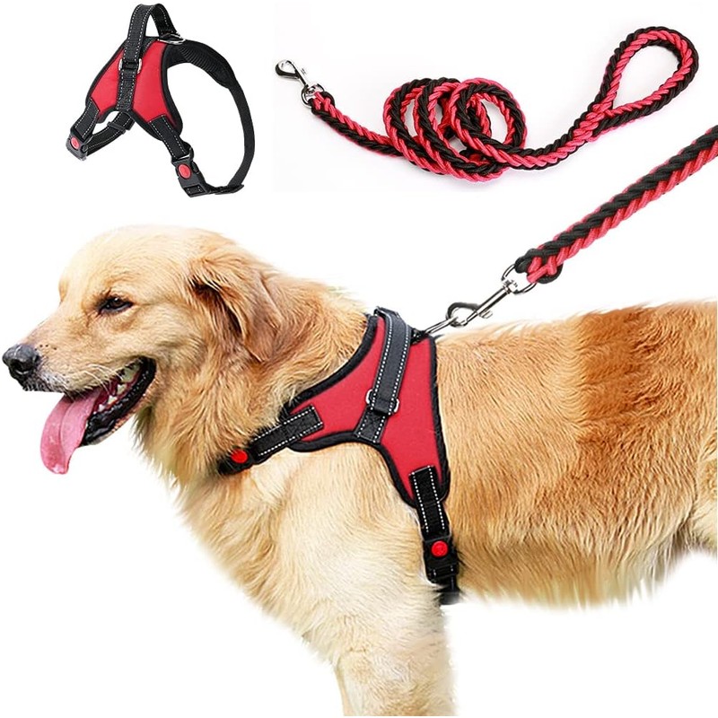 Jasonwell Collar para Perro - Pequeño Mediano Grande Pechera para