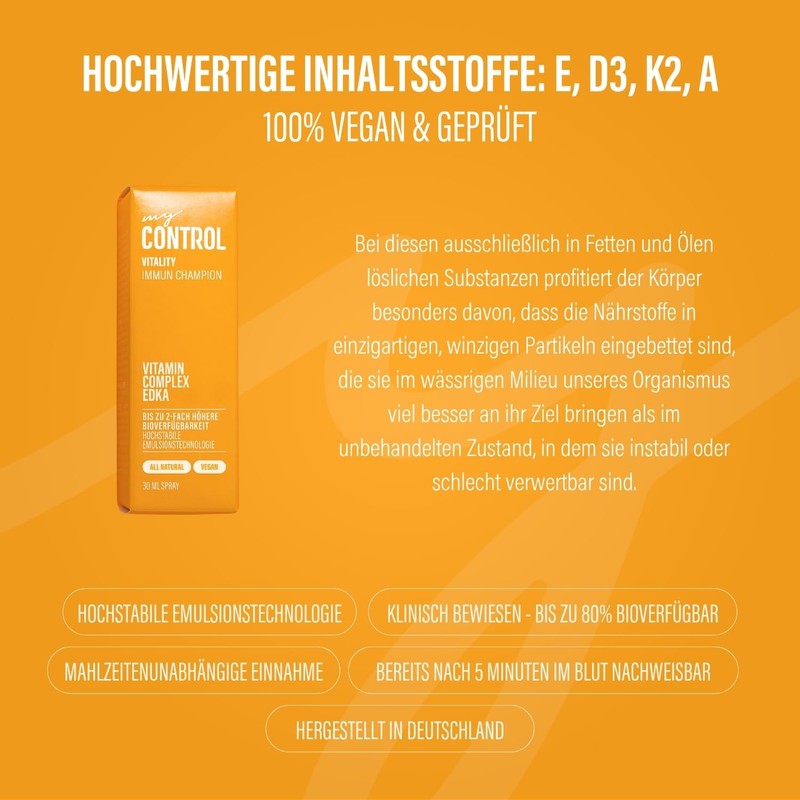 my Control Vitality Vitamin Complex EDKA - 30 ml