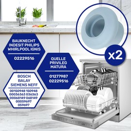 Set of 2 Dishwasher Basket Wheels with Original Code 00150948 150948 for Bosch for Siemens MONTERAL