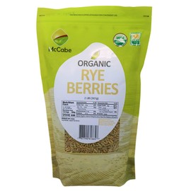 McCabe Organic Rye Berries, 2-pound, USDA Certified Organic, CCOF Organic Certified (California Certified Organic Farmers), Product of USA