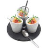 JPH Tapas Dishes Platter Appetizer Dips Serving Set Ceramic Nibble