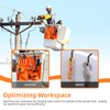 SERABETTO Lineman Tool Board and Apron, Bucket Truck Tools Organizer