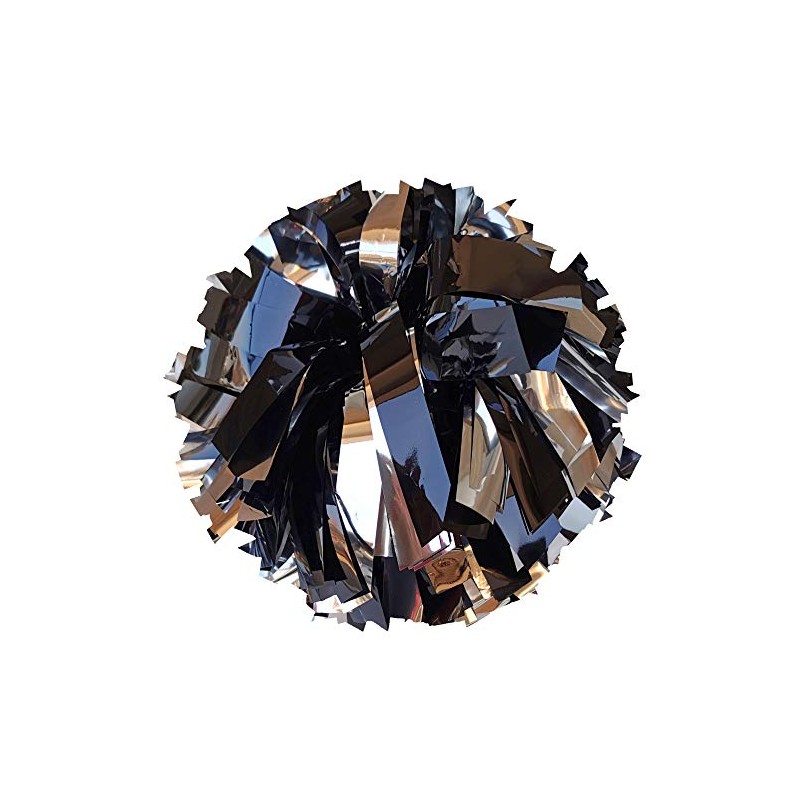 Danzcue Pack of 2 Cheerleading 6 Inches Metallic Pom Pom
