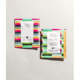Art of Tea | Talis Masala Chai | 50 Eco Friendly Pyramid Chai Tea Bags Sachet
