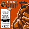 Xtremeauto Nitrile Gloves - Disposable Gloves, Diamond Grip Orange Gloves