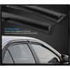 VioletLisa 8 Pieces - Sun Rain Guard Window Visors Front