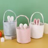 Easter Basket, Easter Bunny Basket with Ears Basket Bags for