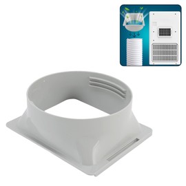 Air Conditioning Exhaust Hose Pipe Connector, 5.9 Inch Air Conditioning Hose Pipe Connection, 150 mm Portable Exhaust Hose Channel Interface Adapter AC Coupler for Exhaust Hose Coupling for Home