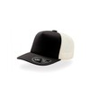 Atlantis Record Mid Visor 5 Panel Trucker Cap - Black