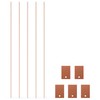 stonylab 5 Pack Copper Plate, 99.99% 1 * 10 *