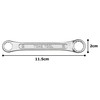 TONE Short Glasses Wrench (Straight) M03-1012 Double Side Width 0.4