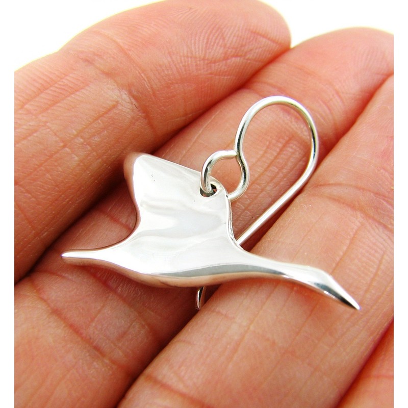 925 Sterling Silver Canadian Flying Goose Earrings