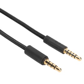VBESTLIFE Headphone Sound Cable for G Pro G Pro X G433 G233, Universal Woven Headphone Cable with Volume Control (Black)