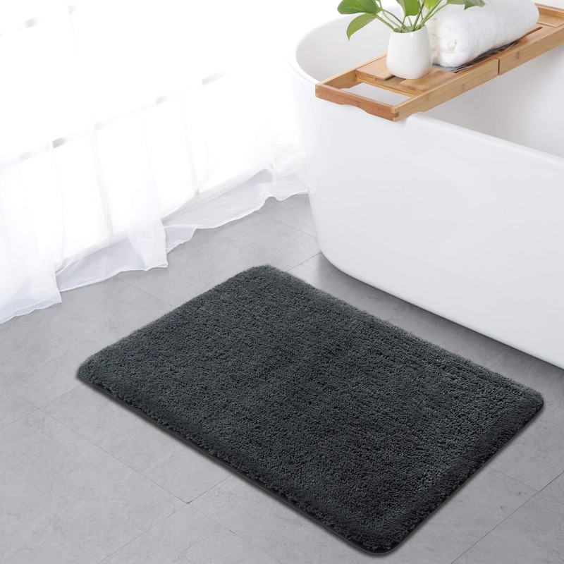 SFLXO 60cm x 40cm Non Slip Bath Mat Machine Washable