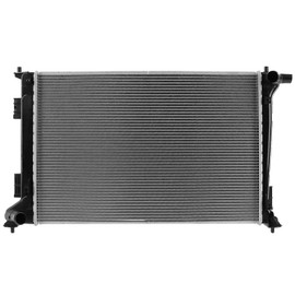 ANGLEWIDE Radiator - Cooling Direct Fit/For 13608 17-22 Kia Sportage AWD 2.4L - Plastic Tank Aluminum Core Radiator Auto Parts Automotive Replacement Fan Aluminum Radiador