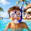 Kids Snorkel Mask Set Ages 3–8 – Anti-Fog Swimming Goggles