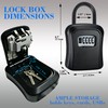 Key Box with Code, Waterproof Dustproof Combination Lock, Corrosion Resistant,