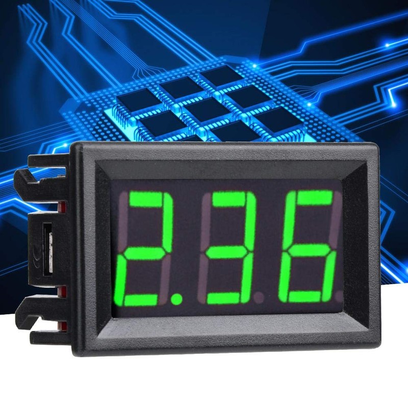Continuous Current Ammeter Digital Mini LED Ring High Precision 2