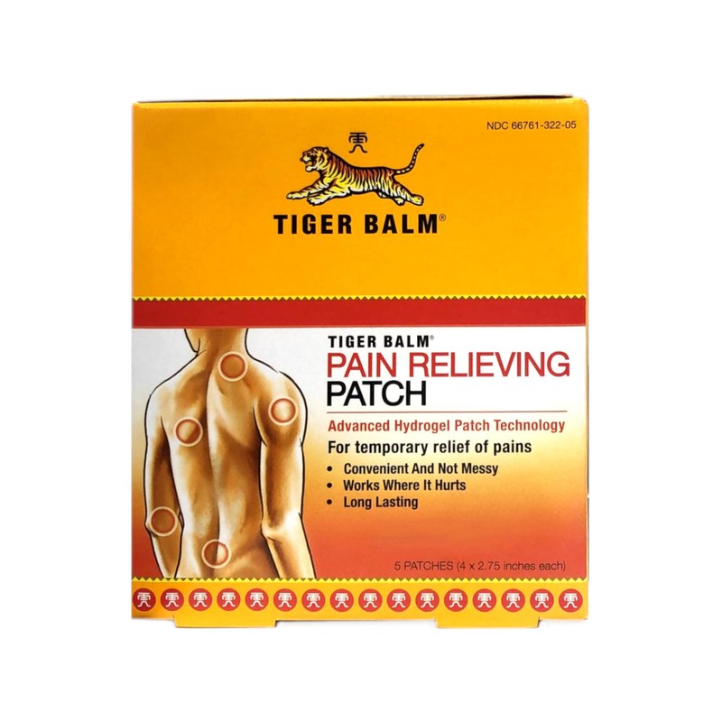 Tiger Balm Patch 5 Ct. each Pack of 3 PT