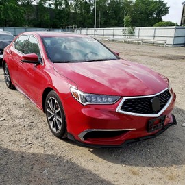 Spec-D Tuning Glossy Black Front Bumper Lip Compatible with Acura TLX 2018-2021