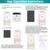 Jadeshay Thermostat, 10A Programmable WIFI thermostat Socket Digital Smart Heating