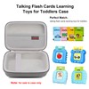 Kids Toddler Talking Flash Cards Learning Toys Carrying Case for