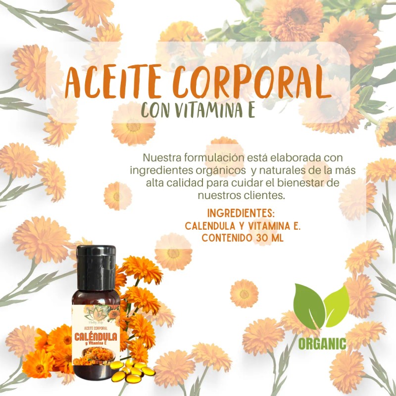 Aceite Orgánico De Caléndula P Masaje Facial Elimina Toxinas Caléndula