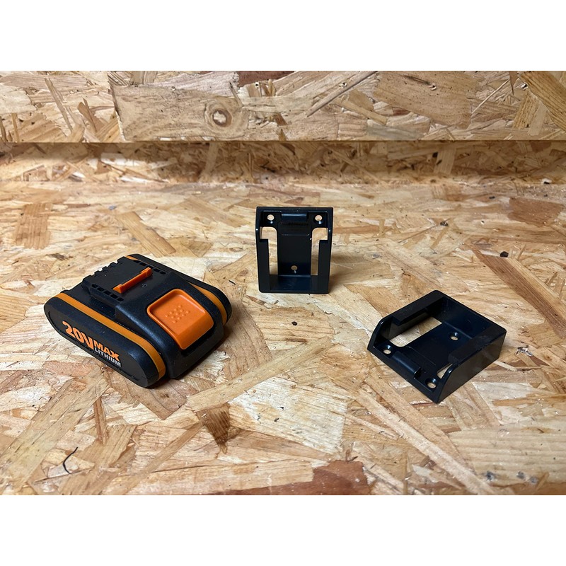 StealthMounts Battery Mounts Compatible with Worx 18v | Cordless Battery