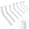 PEUTIER 7pcs Square Head Wrench Set, 3/4/5/6/7/8/10mm L-Shaped Wrench Chrome