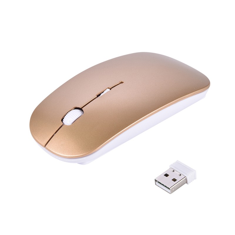 Slim 2.4GHz Wireless Keyboard and Mouse Kit for Desktop Laptop