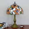 Blivuself Tiffany Lamp Stained Glass Lamp Sunflower Yellow Bedroom Table