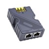 PoE Injector 48‑57V 3A GigE Passive ABS Surge ESD Protection