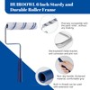 HUIROOWL 10Pcs 6 Inch Paint Rollers, Microfiber Paint Roller Covers
