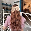 iRIIRIO 2pcs Girls Hair Barrettes with Large Bowknot Upscale Hair