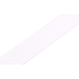 (5/8 Inch 16mm, White) - Mandala Crafts Grosgrain Ribbon from Polyester Fabric for Gift Wrap, Hair Ties, Bows, Luggage, Scrapbooks, Decoration, Sewing (5/8 Inch 16mm, White)