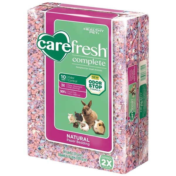 Carefresh Complete Natural Paper Bedding - Confetti - 50 lt