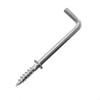 50MM 2" Chrome Shouldered Straight Cup Hook Dresser Screw in