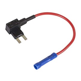 Sealey FHLMIN15 15Amp Accessory Circuit Mini Fuse Holder Link Pack of 2, Multi-Colour