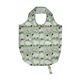 Ulster Weavers - Sheep Foldable Shopping Bag (42 x 46cm) - Sheep Shopping Bag - Green Grocery Bag with Sheep - Sheep Reuseable Shopping Bag in Green - Farm Animals Shopping Bag - Sheep Gifts
