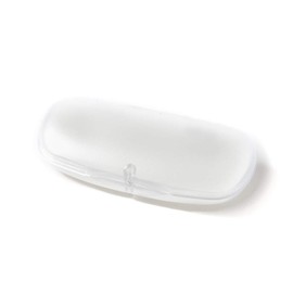 MIDI ps135 Glasses Case, Surface Mat, Clear Type, Plastic Case, white