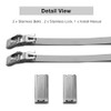 Universal Pole-mouted Stainless Steel Belts for Electrical Distrubition Box (2pcs/Unit)