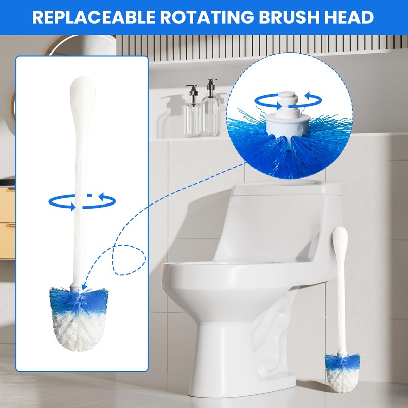 2 Pack Good Grips Toilet Brush Replacement Head for OXO