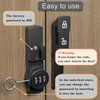 Fine jade2 Lock with Password Lock Sliding Door Lock Hasp