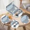 Sumnacon Metal Window Shade Brackets-4PCS Roller Shade Hardware Inside and