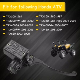 M MATI Front Right Brake Master Cylinder for Honda Rancher 350 TRX350TE/TM/FE