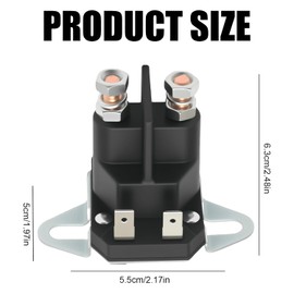 1755382YP Solenoide de arranque, relé de 12 V para tractores de cortacésped, repuesto para pargo 1-8604, repuesto para Husqvarna 5321384-06 5321461-54