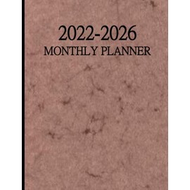 2022-2026 Monthly Planner For Men and Women: Simple Minimalist Five Year Life Planner Journal to Plan What to do and When, to Increase Productivity Gift For Coworker